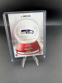 2025 Panini Donruss Rookie Sweater Jalen Milroe Elijah Arroyo Seattle Seahawks SWED-SEA - back