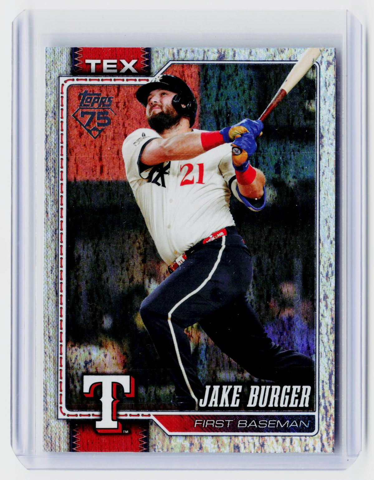 2026 Topps Series Two Jake Burger #451 Texas Rangers - front