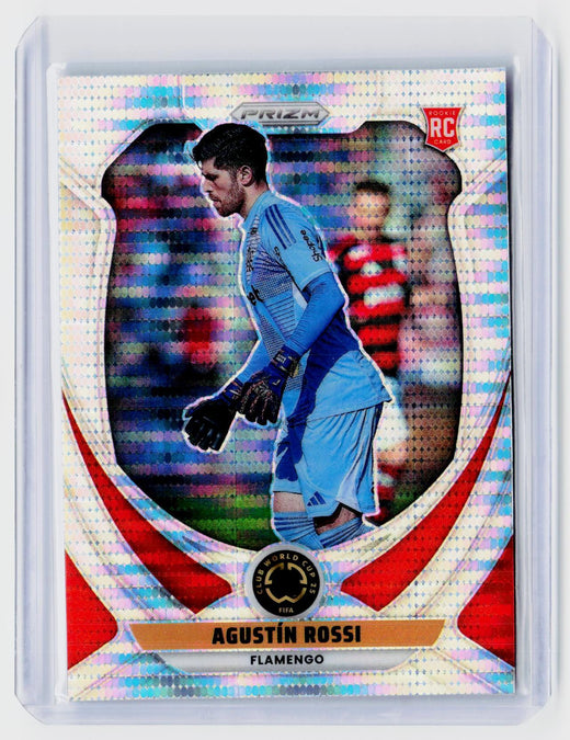 2025 Panini Prizm FIFA Club World Cup Agustín Rossi #102 Rookie Card Flamengo - front