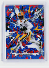2025 Topps Ripped Football Matthew Golden Rookie Card #133 Green Bay Packers - front