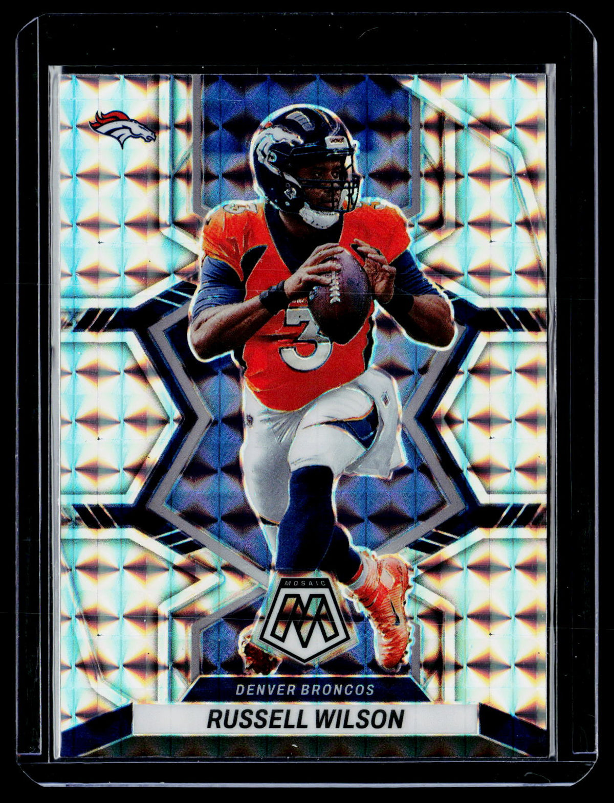 2022 Panini Mosaic Football Russell Wilson #58 Denver Broncos - front