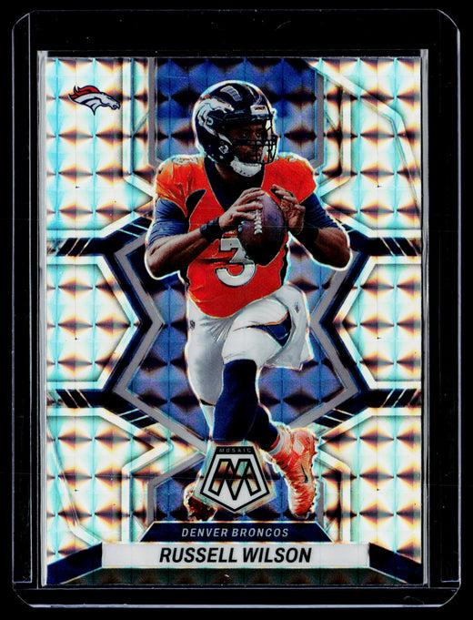 2022 Panini Mosaic Football Russell Wilson #58 Denver Broncos - front