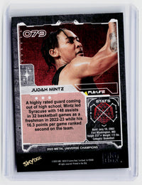 2023 Upper Deck Metal Universe Champions Judah Mintz #079 Syracuse - back