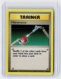 1999 Pokémon Base Set Maintenance Trainer #83/102 - front
