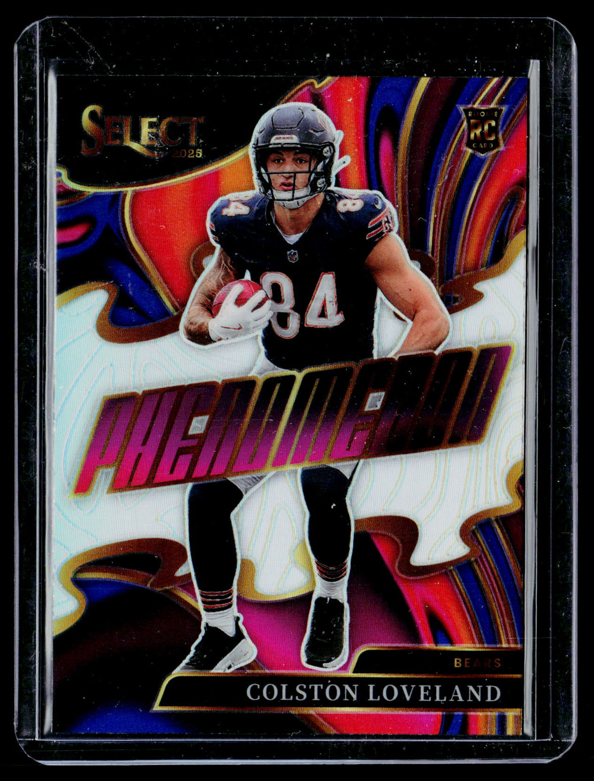 2025 Panini Select Football Colston Loveland Rookie Card No. 5 Chicago Bears - front