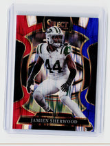 2025 Panini Select Football Jamien Sherwood Concourse #77 New York Jets - front