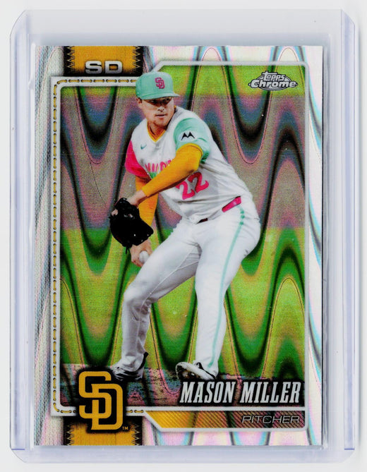 2026 Topps Chrome Mason Miller #287 San Diego Padres - front