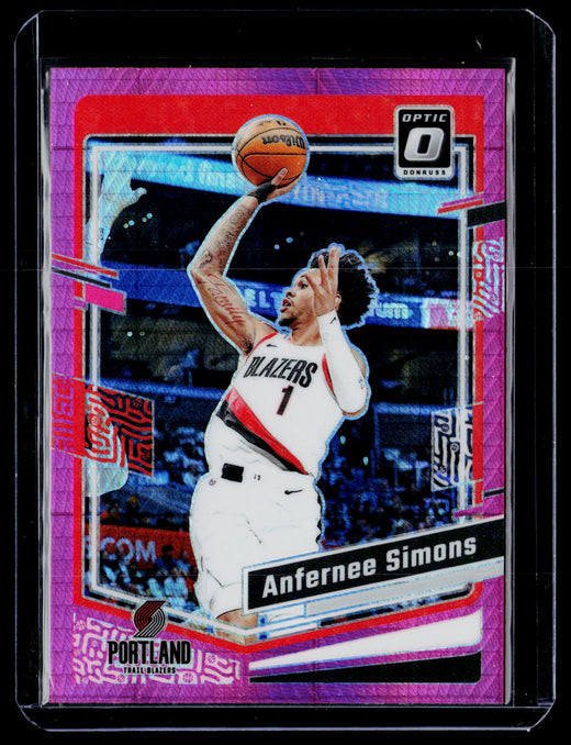 2023-24 Panini Donruss Optic Basketball Anfernee Simons #153 - front