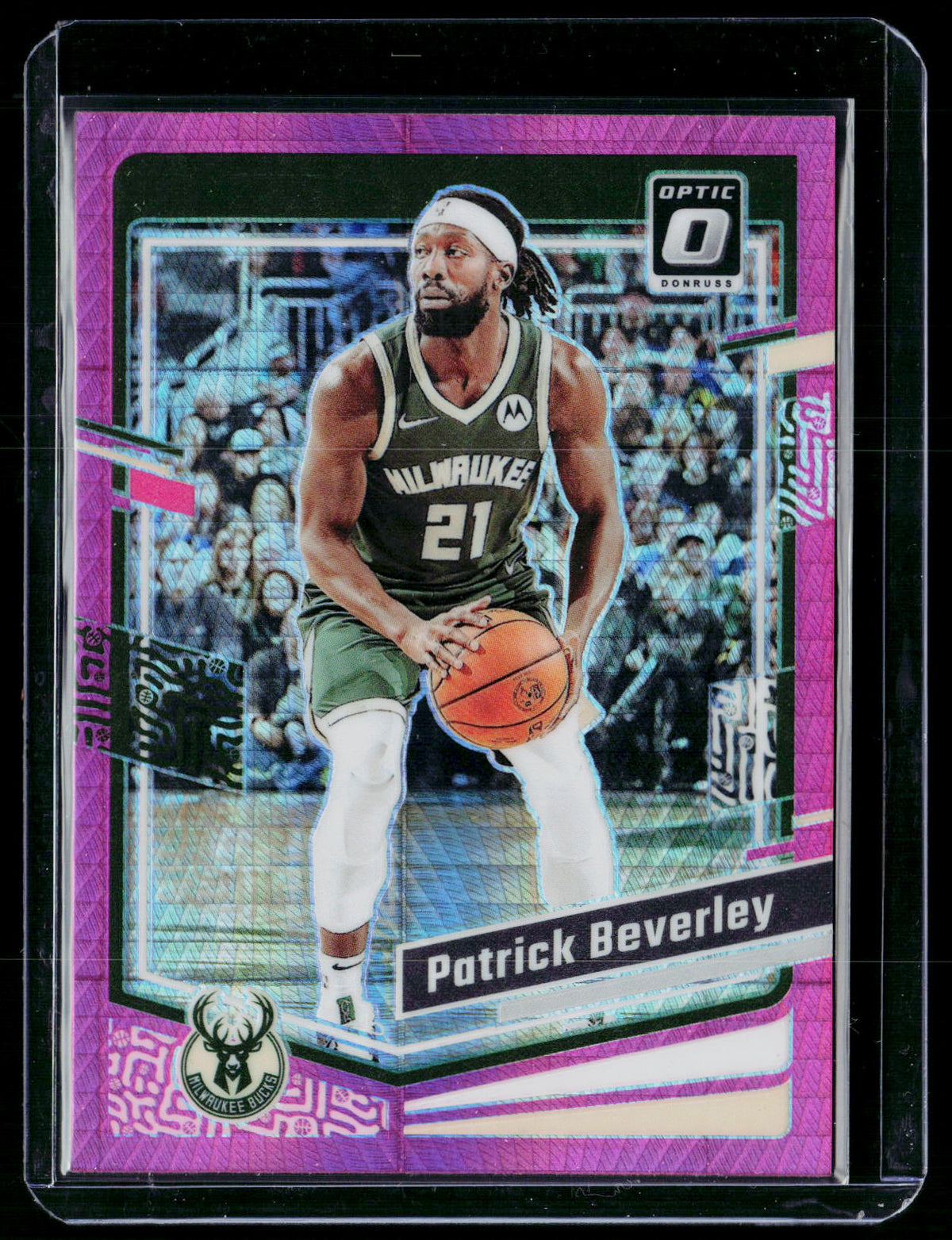 2023-24 Panini Donruss Optic Basketball Patrick Beverley #168 Milwaukee Bucks - front