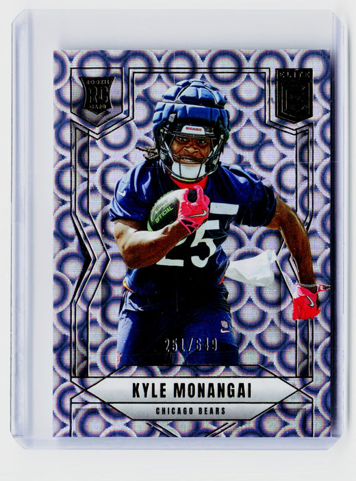 2025 Panini Donruss Elite Kyle Monangai #191 Lavender Pyramids /649 RC - front
