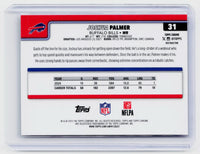 2025 Topps Chrome Football Refractor Joshua Palmer #31 Buffalo Bills - back