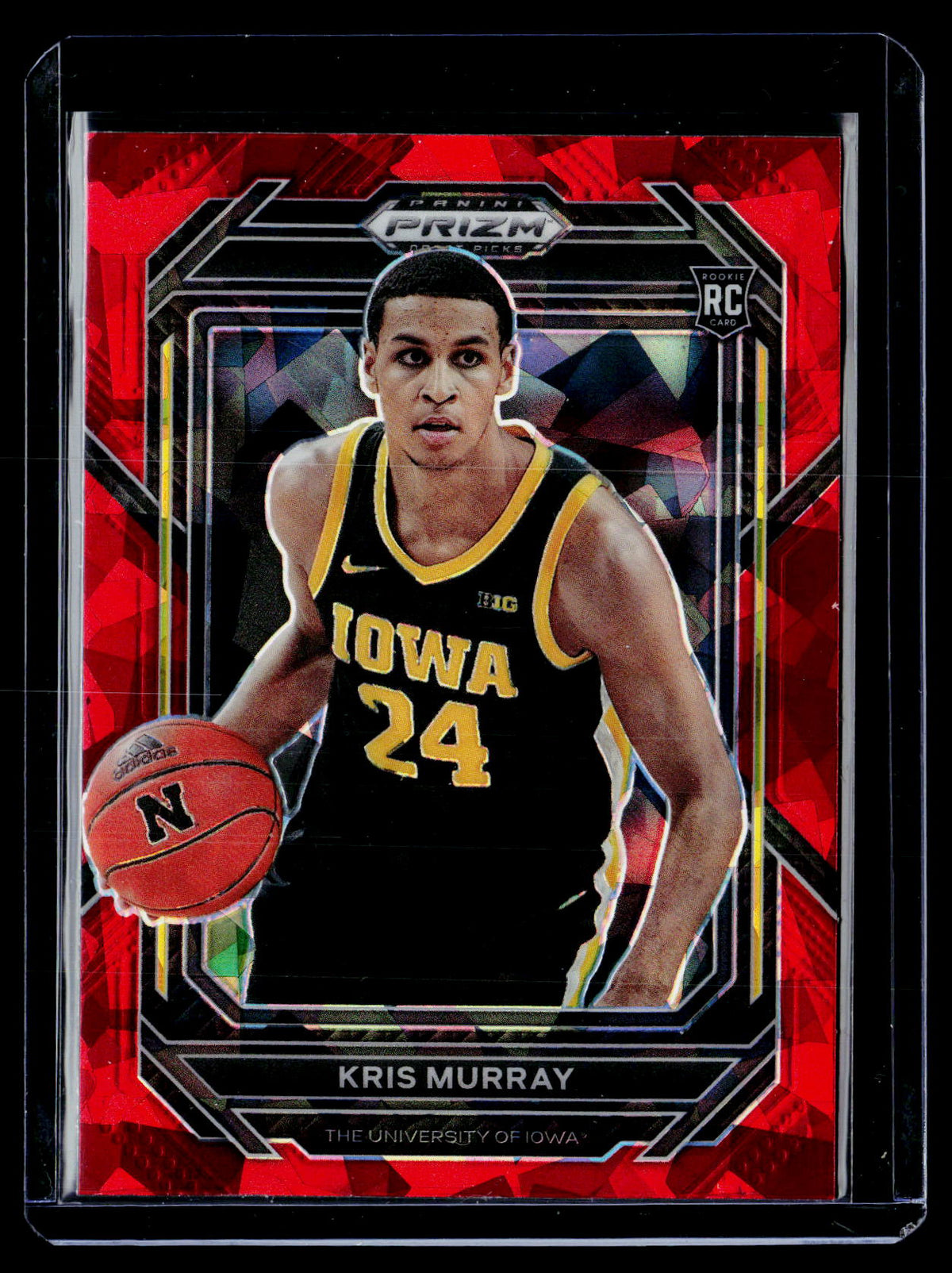 2023 Panini Prizm Draft Picks Kris Murray Red Prizm Rookie #49 - front