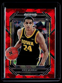 2023 Panini Prizm Draft Picks Kris Murray Red Prizm Rookie #49 - front
