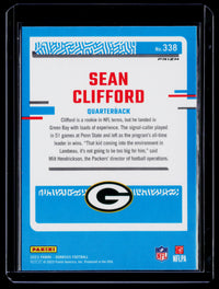 2023 Panini Donruss Football Optic Rated Rookie Preview Sean Clifford #338 Pink Prizm - back