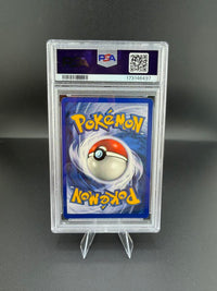 1999 Wizards of the Coast Pokémon Game Alakazam #1 Shadowless PSA VG-EX 4 - back