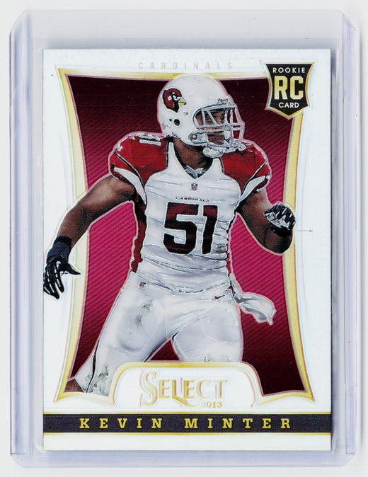 2013 Panini Select Football Kevin Minter Rookie Card #208 Arizona Cardinals - front