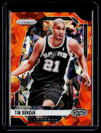 2024 Panini Prizm Basketball Legends Tim Duncan China Variation #297 - front