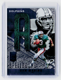 2021 Panini Donruss Elite Spellbound A Dan Marino Miami Dolphins #S-A - front