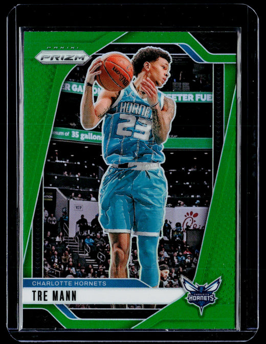 2024-25 Panini Prizm Basketball Tre Mann #179 Charlotte Hornets - front