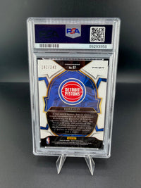 2022-23 Panini Select Blue Scope Jaden Ivey RC #87 PSA 10 /249 - back