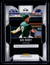 2025 Panini Prizm Baseball Sensational Signatures Max Muncy Rookie Auto SS-MM - back