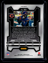 2023 Panini Prizm Football Darnell Mooney Red White and Blue Prizm #50 Chicago Bears - back