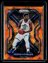 2020-21 Panini Prizm Basketball Udoka Azubuike Orange Ice Prizm Rookie #267 - front
