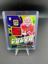 2024 Panini Donruss Optic First Year Phenoms Ricky Pearsall Rookie Memorabilia Card FYF-RPL - front