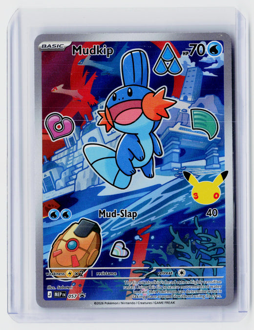 2026 Pokémon Mega Evolution Promos Mudkip 057 - front