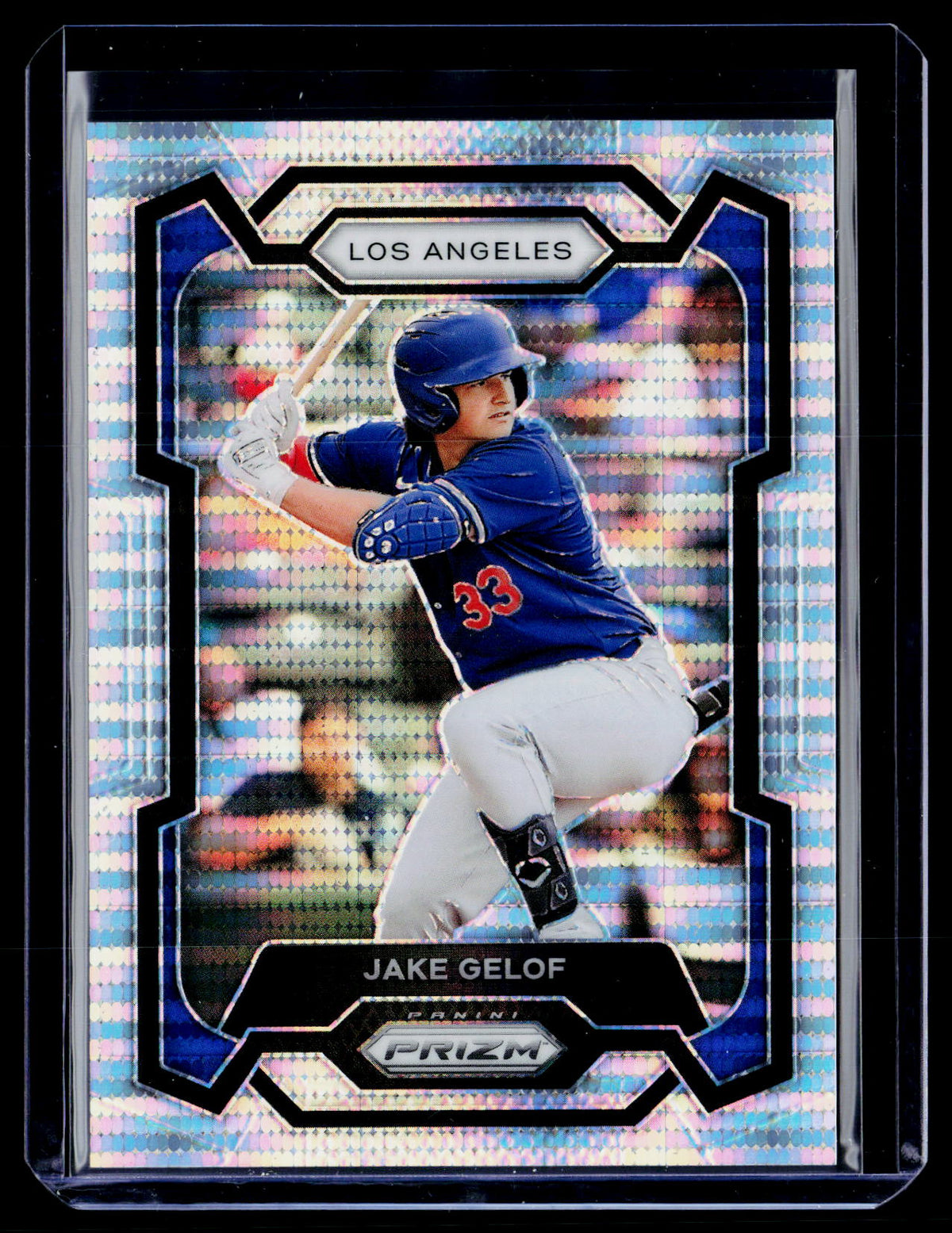 2024 Panini Prizm Baseball Jake Gelof Blue Prizm #41 /199 - front