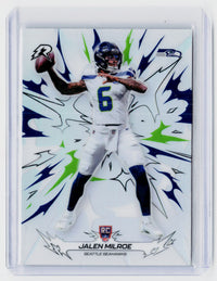 2025 Topps Chrome Football Jalen Milroe RC Refractor #189 Seattle Seahawks - front