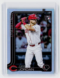 2025 Topps Update Series Levi Jordan RC #US6 Cincinnati Reds - front