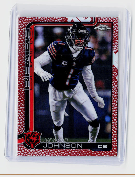 2025 Topps Chrome Football Jaylon Johnson Chicago Bears #57 - front