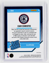 2024-25 Panini Donruss Optic Rated Rookie Cam Christie #284 Los Angeles Clippers - back
