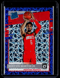 2020-21 Panini Donruss Optic Rated Rookie Kenyon Martin Jr. #197 Blue Velocity Prizm - front