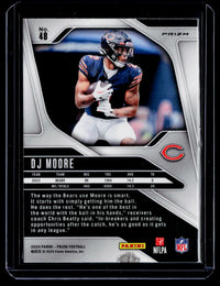 2024 Panini Prizm Football DJ Moore Chicago Bears #48 - back