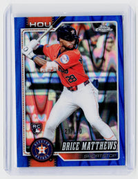 2026 Topps Chrome Brice Matthews RC #169 Houston Astros - front