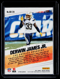 2021 Panini Mosaic Football Got Game? Derwin James Jr. GG-24 - back