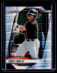 2025 Panini Prizm Baseball James Tibbs III #292 Disco /499 - front