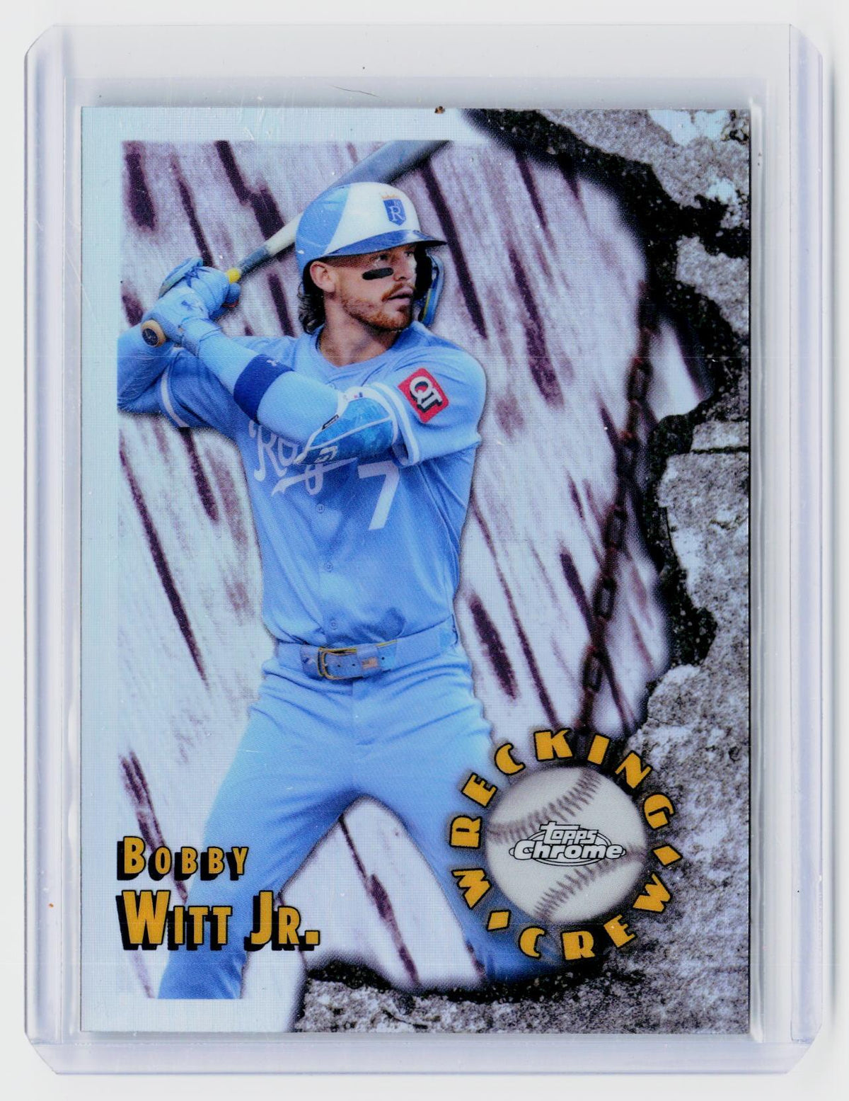 2026 Topps Chrome Welcome to the Club Bobby Witt Jr. WC-21 Kansas City Royals - front