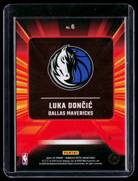 2024-25 Panini Donruss Optic Express Lane #6 Luka Doncic Dallas Mavericks - back