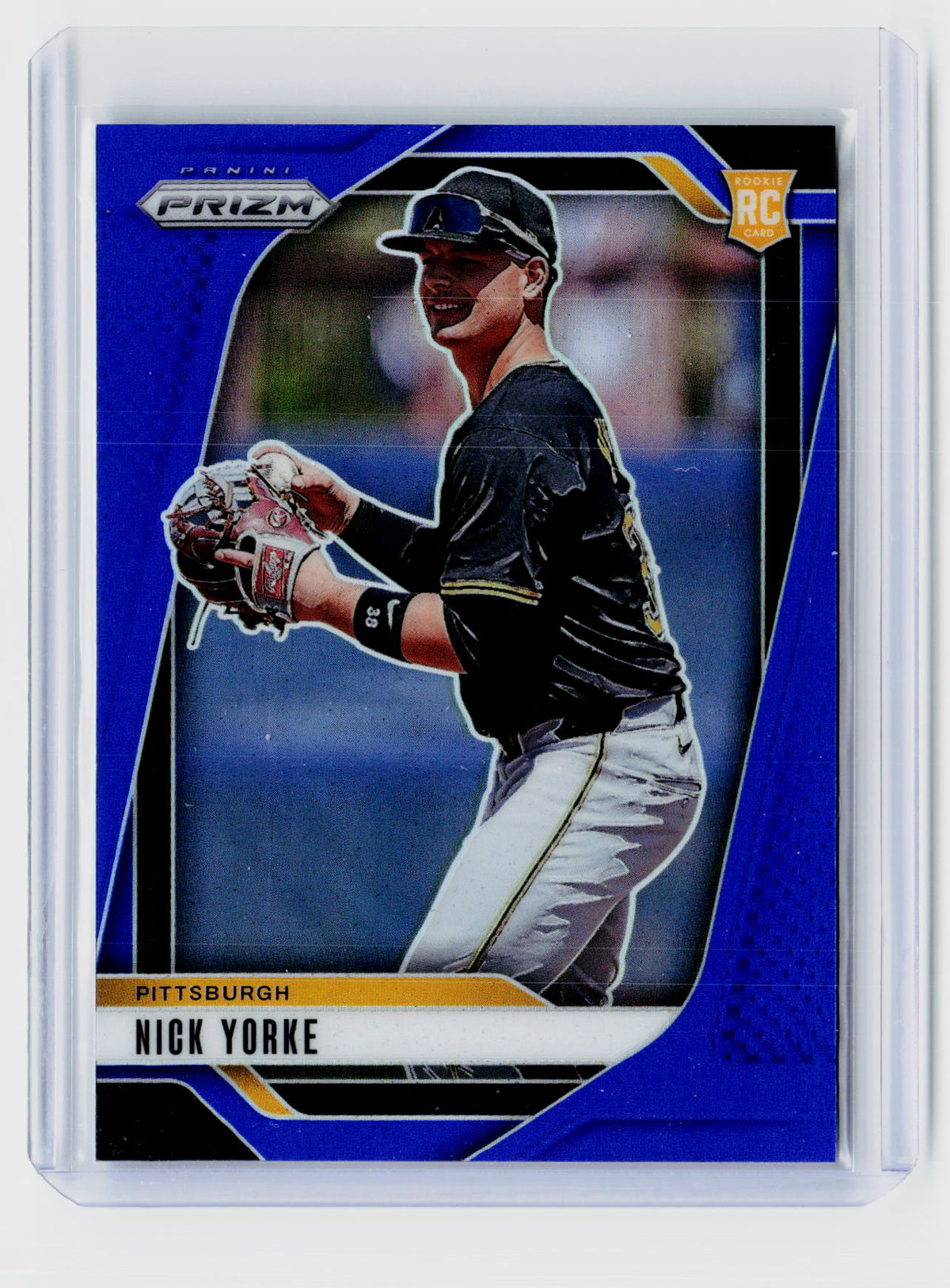 2025 Panini Prizm Baseball Nick Yorke Blue Prizm #53 Rookie /199 - front
