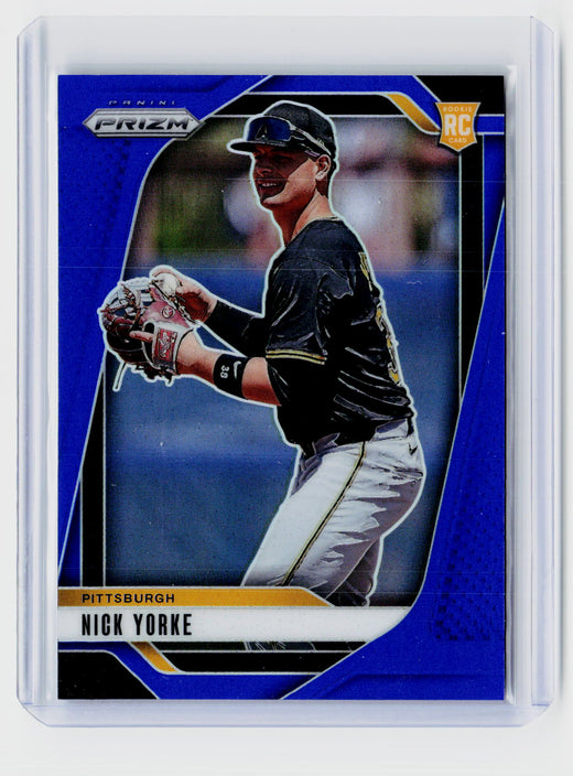 2025 Panini Prizm Baseball Nick Yorke Blue Prizm #53 Rookie /199 - front
