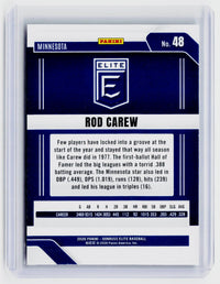 2026 Panini Donruss Elite Baseball Rod Carew #48 Minnesota Twins - back