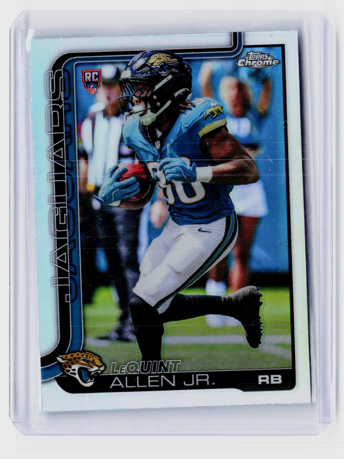 2025 Topps Chrome Refractor LeQuint Allen Jr. RC #384 Jacksonville Jaguars - front