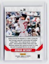 2026 Panini Donruss Elite Spellbound Roman Anthony #31 Boston Rookie - back