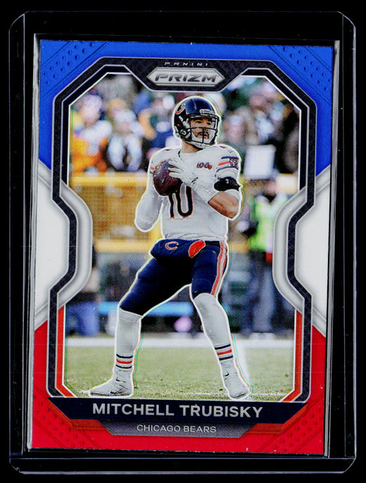 2020 Panini Prizm Football Mitchell Trubisky #187 Chicago Bears - front