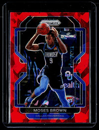 2021-22 Panini Prizm Basketball Moses Brown #173 Dallas Mavericks - front
