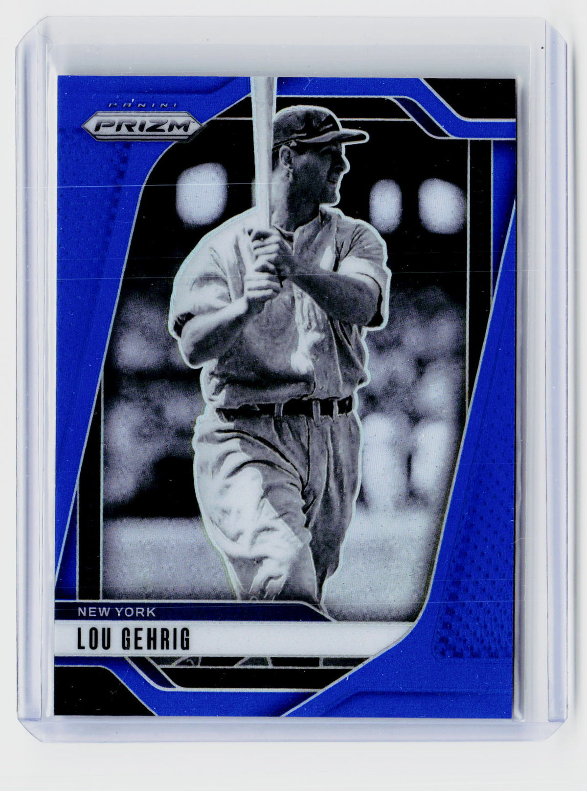 2025 Panini Prizm Baseball Lou Gehrig Blue Prizm #300 160/199 - front