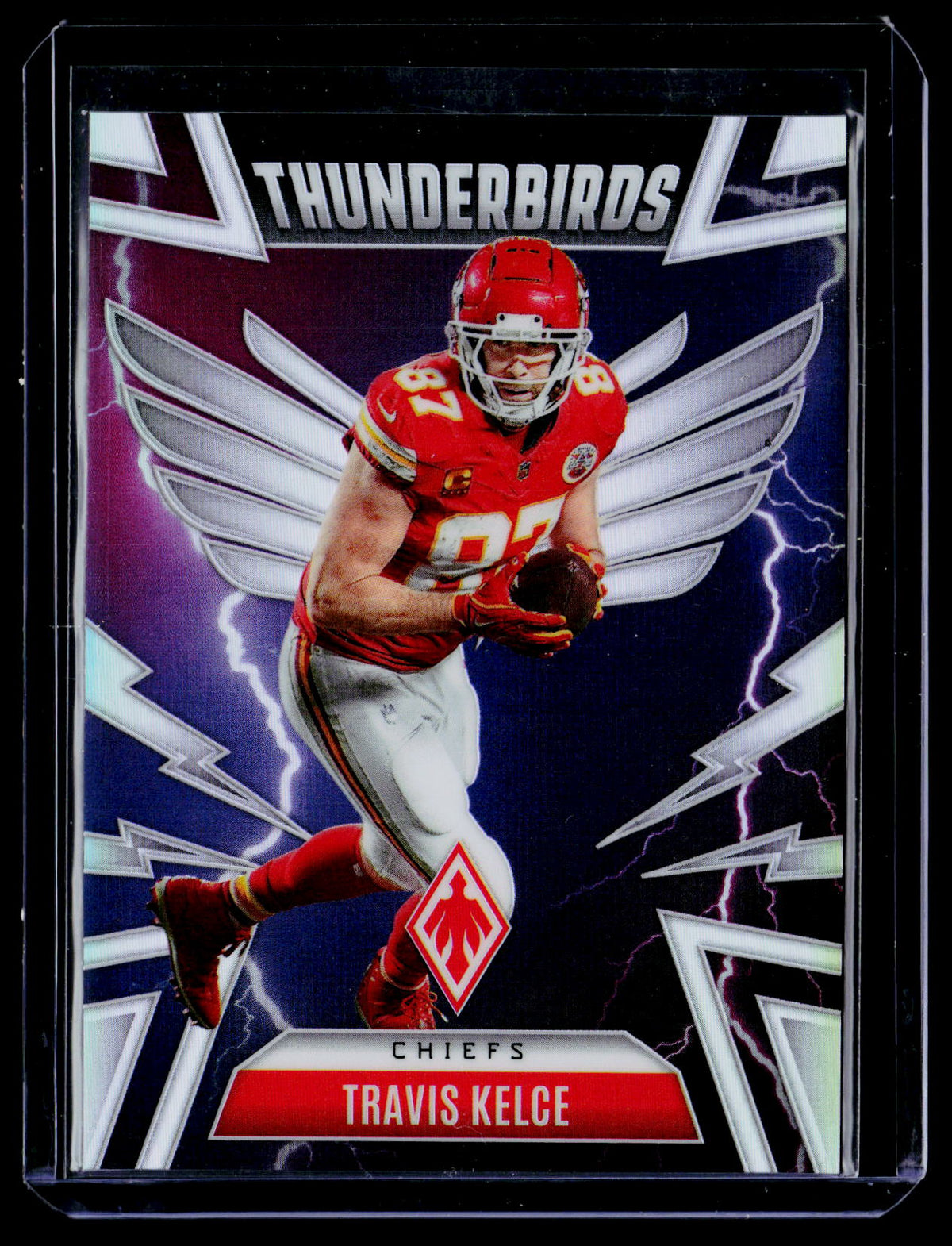 2025 Panini Phoenix Football Thunderbirds Travis Kelce #25 Kansas City Chiefs - front